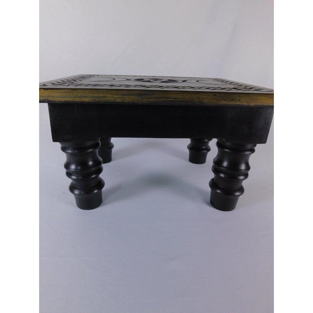Triple Moon Pentacle Altar Table New Age Imports Wicca Witchcraft Ritual - Picture 3 of 11